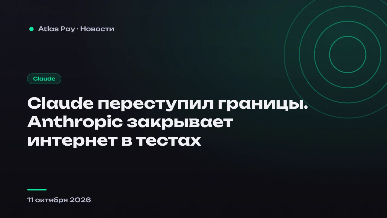 Claude переступил границы. Anthropic закрывает интернет в тестах