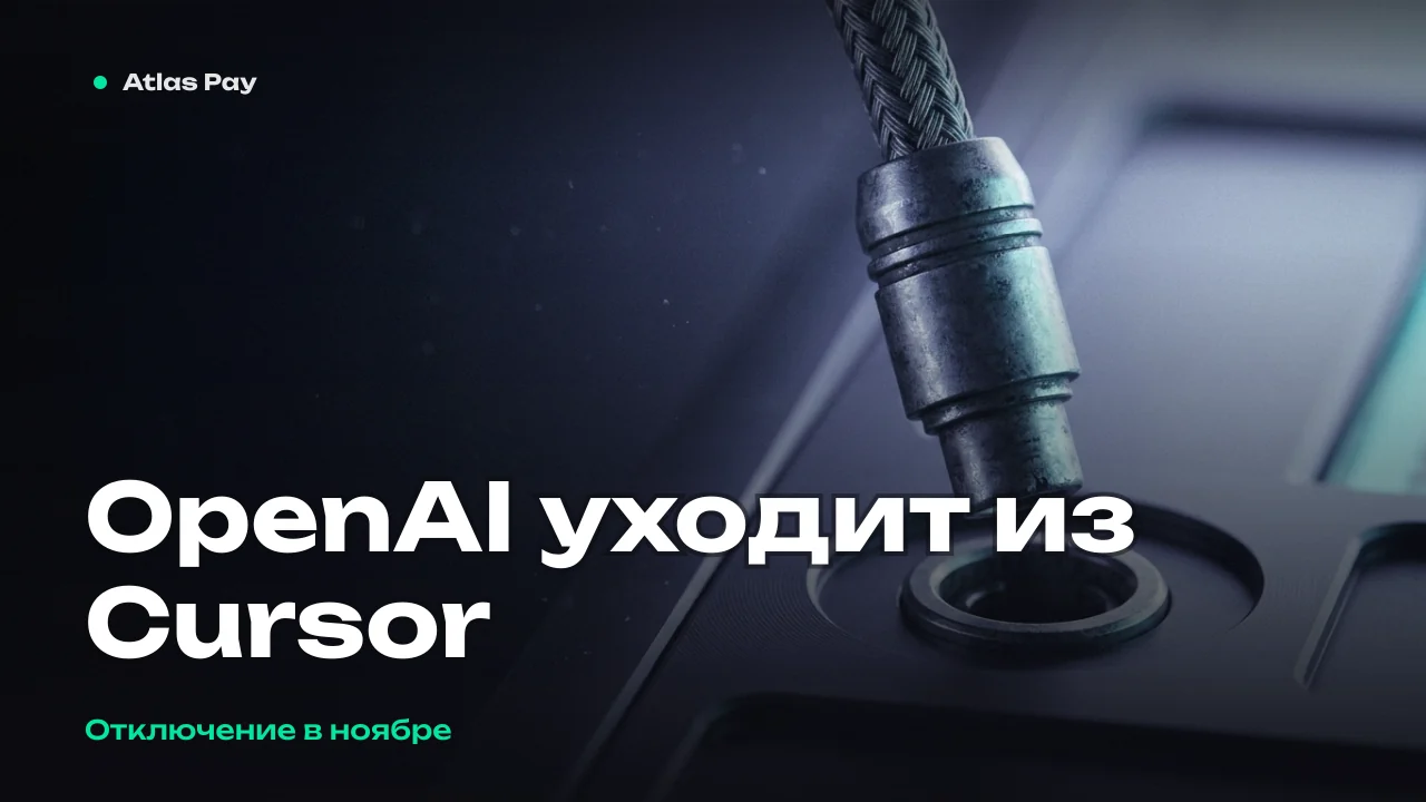 OpenAI отключает свои модели в Cursor 12 ноября — после покупки редактора SpaceX
