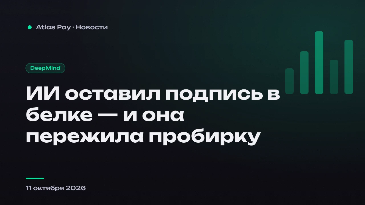 ИИ оставил подпись в белке — и она пережила пробирку
